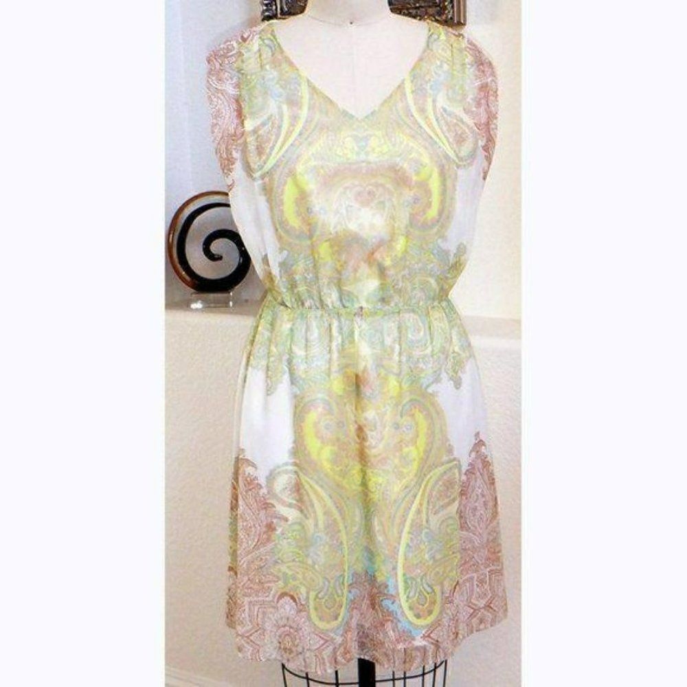Antonio Melani Pastel Damask dress